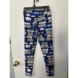 Fabulegs Blue Book Print Leggings